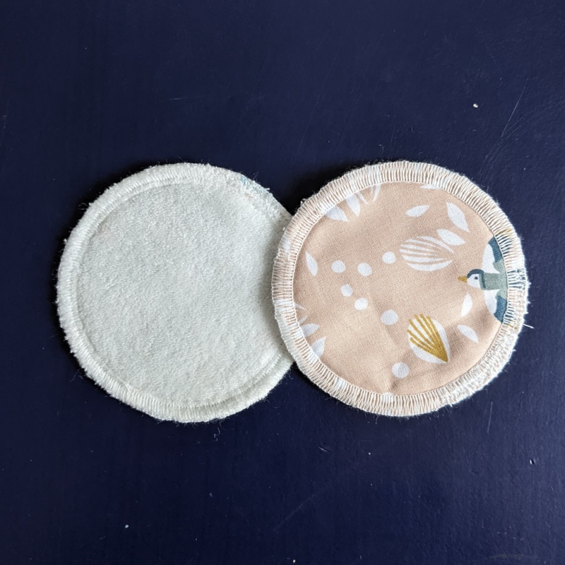 Cotons démaquillants - Lingettes lavables en Tencel doublées coton - JOLHIRO